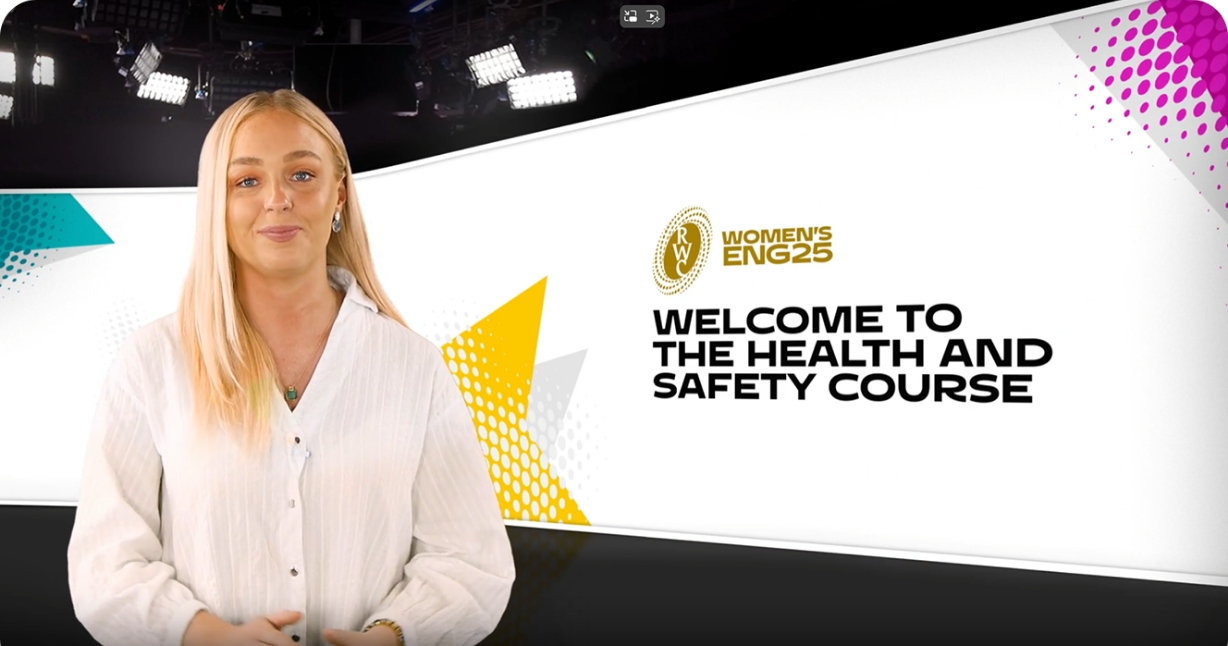 Welcome video for Health and Safety course